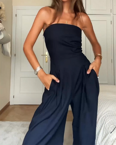 Elsa™ | Elegant Strapless Jumpsuit