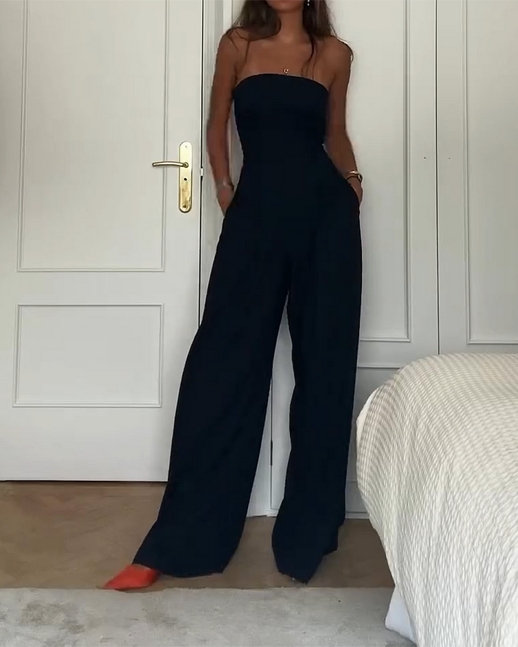 Elsa™ | Elegant Strapless Jumpsuit