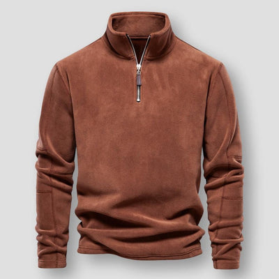 Andreas™ Luxe Zip-Up Pullover – Värme och Elegans i Perfekt Harmoni