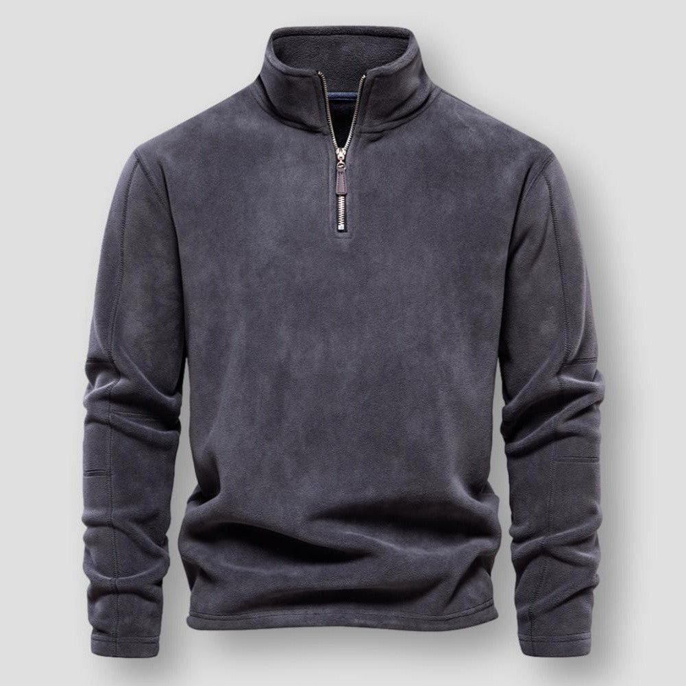 Andreas™ Luxe Zip-Up Pullover – Värme och Elegans i Perfekt Harmoni