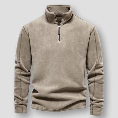 Andreas™ Luxe Zip-Up Pullover – Värme och Elegans i Perfekt Harmoni