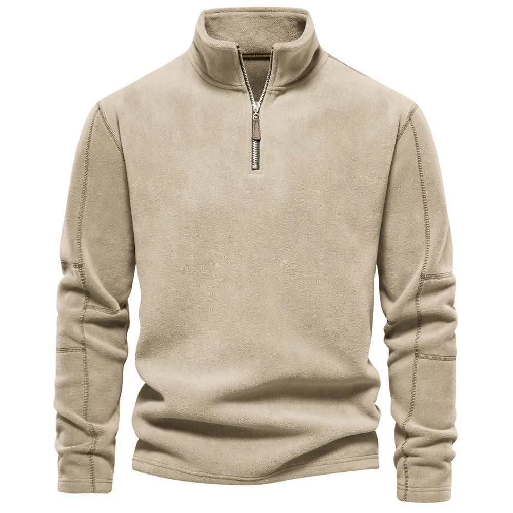 Andreas™ Luxe Zip-Up Pullover – Värme och Elegans i Perfekt Harmoni